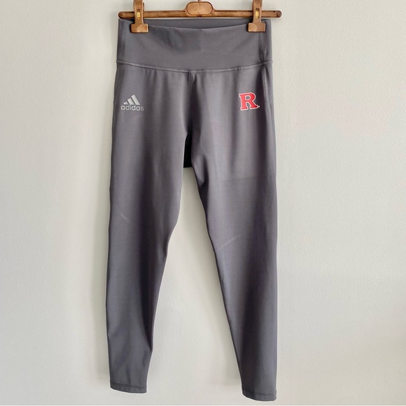 Adidas Rutgers Grey Leggings Size Large NWOT - Picture 1 of 3
